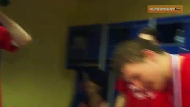 Баскетболисты ЦСКА отмечают победу в финале ПБЛ