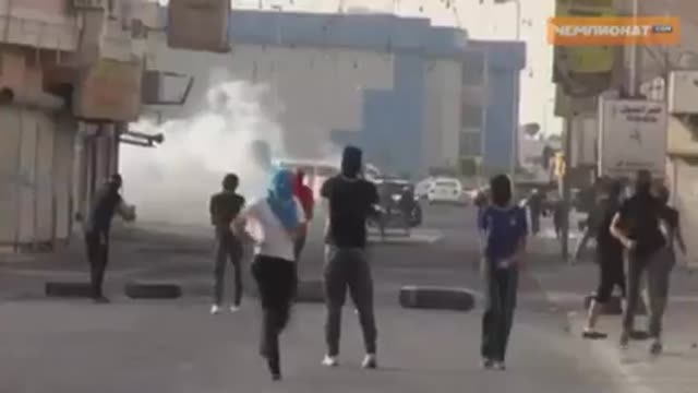 Массовые беспорядки на улицах Бахрейна
