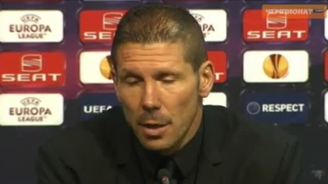 Главный тренер «Атлетико Мадрид» делится впечатлениями от ответн