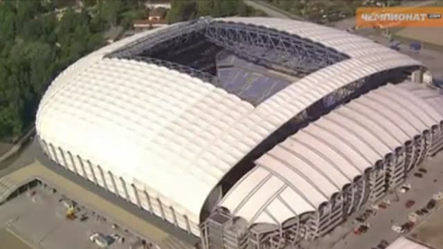 Видеопредставление стадиона в Познани, на котором пройдут матчи 