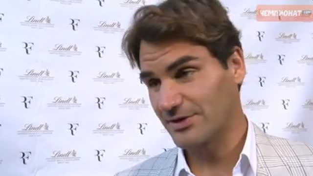 Интервью с одним из фаворитов US Open, Роджером Федерером