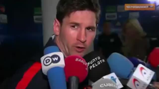 Интервью после матча «Бавария» - «Барселона»
