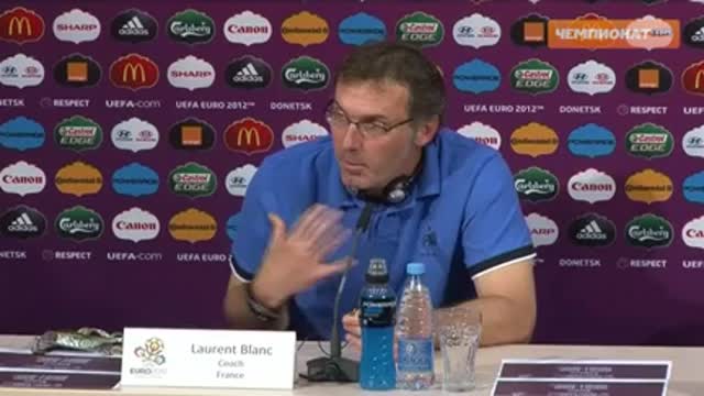 Пресс-конференция игроков и тренеров сборных Испании и Франции