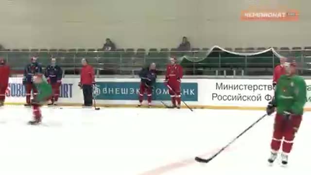 Сборная России по хоккею начала подготовку к этапу Евротура