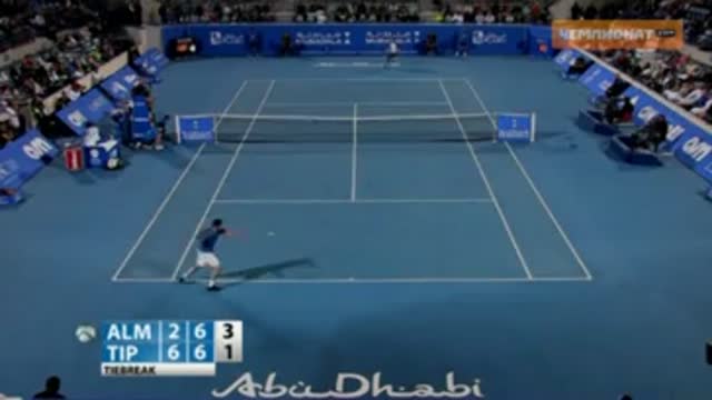 Альмагро и Джокович вышли в финал турнира в Абу-Даби