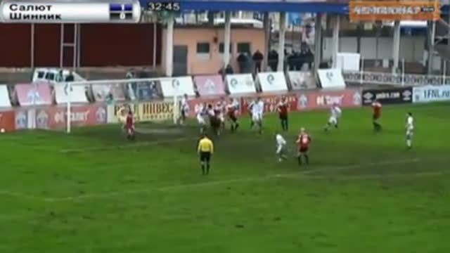 Видео. 2:0 Андреев ("Салют") удваивает счёт