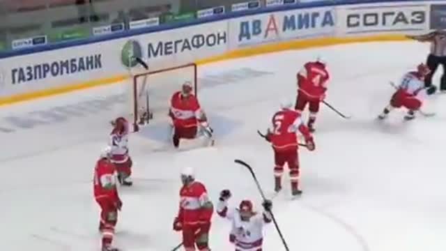 Видео. 3:2 Сапрыкин (ЦСКА) сокращает разрыв в счёте