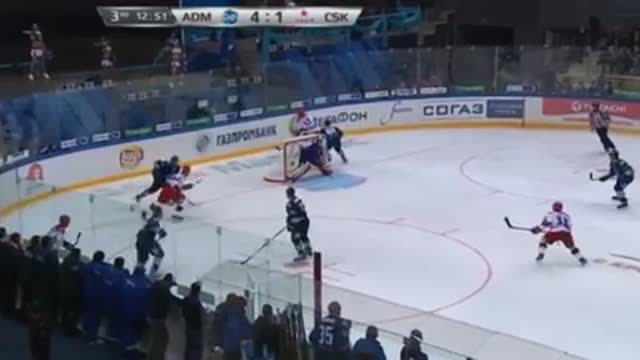 Видео. 4:2 Зубов (ЦСКА) сокращает разрыв в счёте