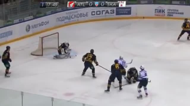 Видео. 0:1 Кучерявенко (СКА) открывает счёт в матче