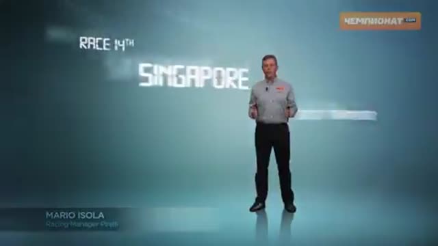 Работа шин на Гран-при Сингапура Формулы-1