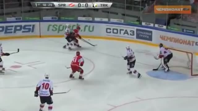 Видео. 1:0 Волков ("Спартак") открывает счёт в матче