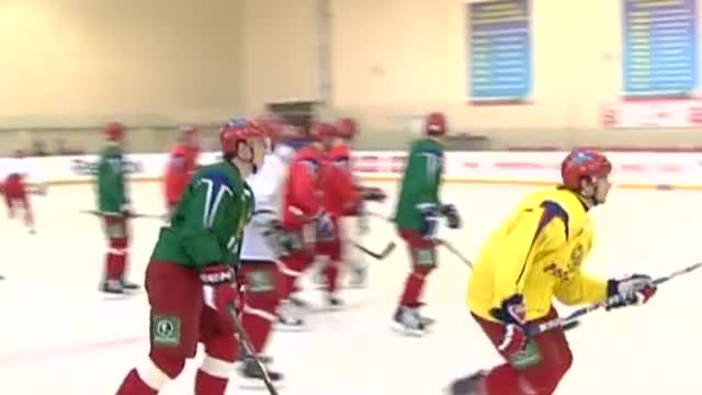 Открытая тренировка сборной России по хоккею