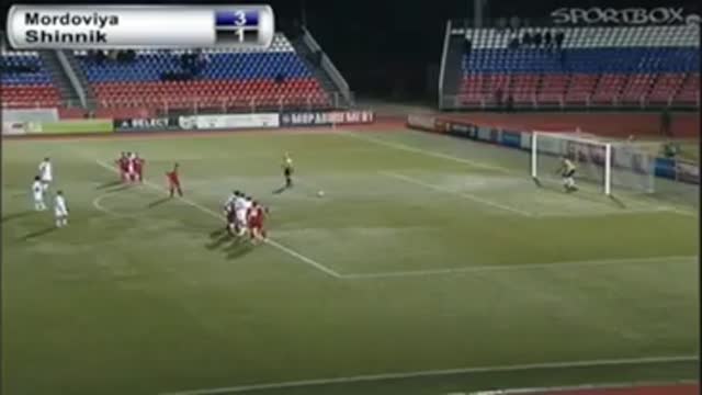 Видео.4-1 Бобер ("Мордовия") забивает с пенальти