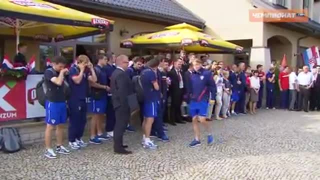 Футболисты сборной Хорватии отправились домой