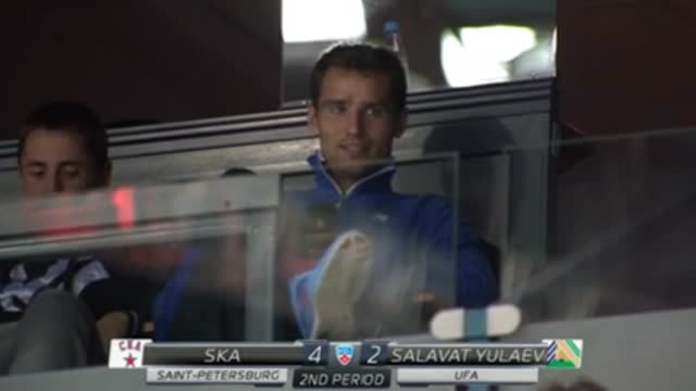 Игроки "Зенита" на матче СКА - "Салават Юлаев"