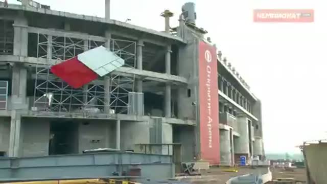 Ветераны «Спартака» побывали на строительстве клубного стадиона 