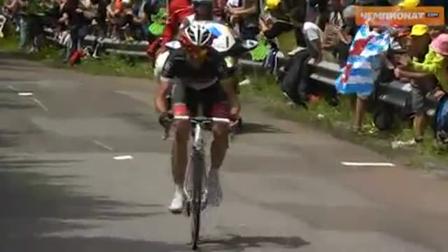 Француз Тибо Пино выиграл восьмой этап Тур де Франс