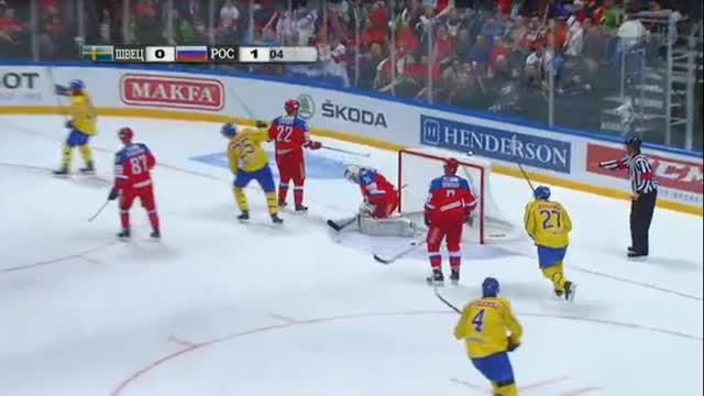 Видео. 1:1 Петерссон (Швеция) сравнивает счёт в матче